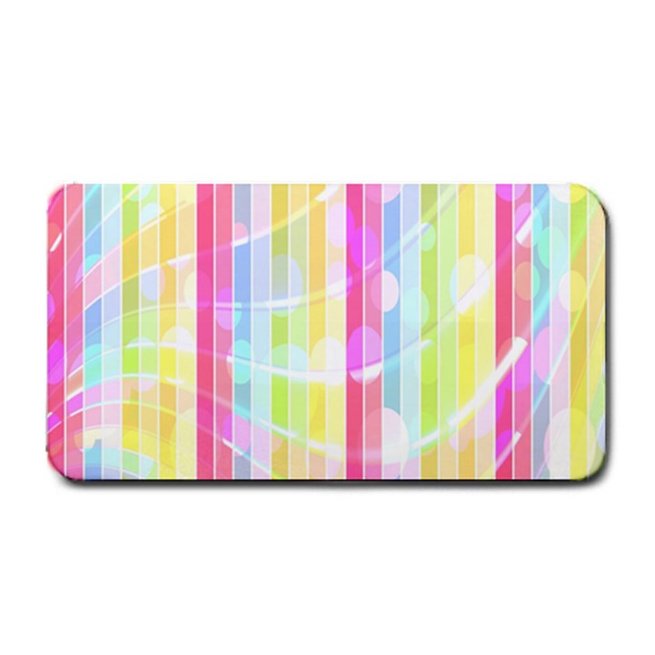 Colorful Abstract Stripes Circles And Waves Wallpaper Background Medium Bar Mats