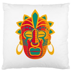 Mask Large Cushion Case (one Side) by Valentinaart