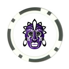 Mask Poker Chip Card Guard by Valentinaart