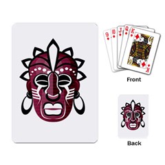 Mask Playing Card by Valentinaart