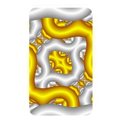 Fractal Background With Golden And Silver Pipes Memory Card Reader