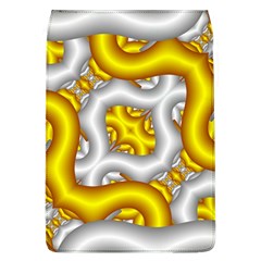 Fractal Background With Golden And Silver Pipes Flap Covers (L) 