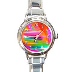 Abstract Illustration Nameless Fantasy Round Italian Charm Watch by Amaryn4rt