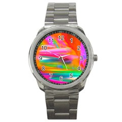 Abstract Illustration Nameless Fantasy Sport Metal Watch by Amaryn4rt