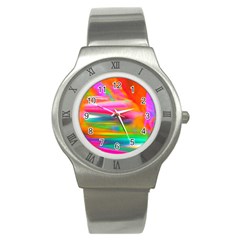 Abstract Illustration Nameless Fantasy Stainless Steel Watch by Amaryn4rt