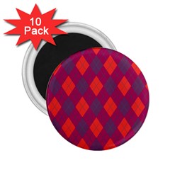 Plaid Pattern 2 25  Magnets (10 Pack)  by Valentinaart