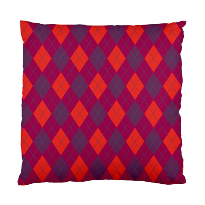 Plaid pattern Standard Cushion Case (Two Sides)