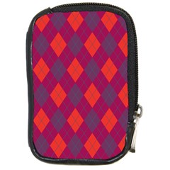 Plaid Pattern Compact Camera Cases by Valentinaart