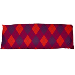 Plaid Pattern Body Pillow Case (dakimakura) by Valentinaart