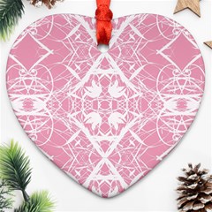 Pattern Heart Ornament (two Sides) by Valentinaart