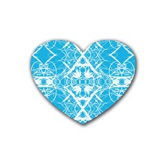 Pattern Heart Coaster (4 Pack)  by Valentinaart