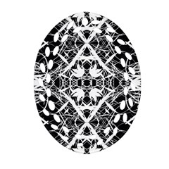 Pattern Oval Filigree Ornament (two Sides) by Valentinaart