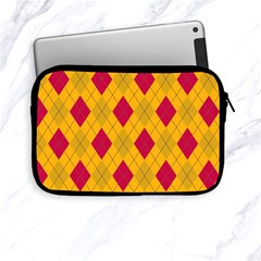 Plaid Pattern Apple Ipad Mini Zipper Cases by Valentinaart