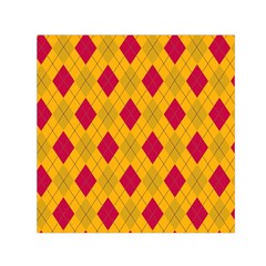 Plaid Pattern Small Satin Scarf (square)