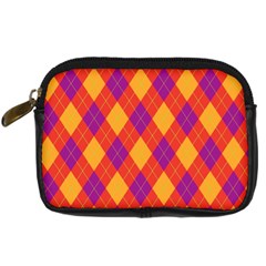 Plaid Pattern Digital Camera Cases by Valentinaart