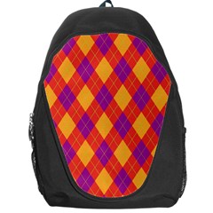 Plaid Pattern Backpack Bag by Valentinaart