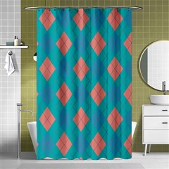 Plaid Pattern Shower Curtain 48  X 72  (small)  by Valentinaart