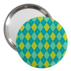 Plaid Pattern 3  Handbag Mirrors by Valentinaart