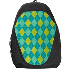 Plaid Pattern Backpack Bag by Valentinaart