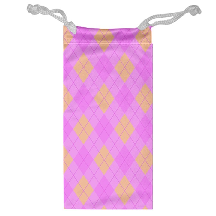 Plaid pattern Jewelry Bag