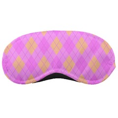 Plaid pattern Sleeping Masks