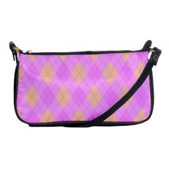 Plaid pattern Shoulder Clutch Bags