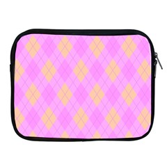 Plaid pattern Apple iPad 2/3/4 Zipper Cases