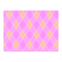 Plaid pattern Double Sided Flano Blanket (Mini) 