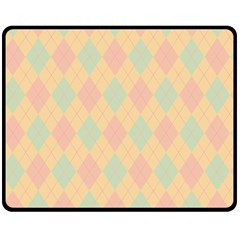 Plaid Pattern Double Sided Fleece Blanket (medium)  by Valentinaart