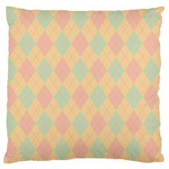 Plaid Pattern Standard Flano Cushion Case (one Side) by Valentinaart