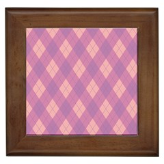 Plaid Pattern Framed Tiles by Valentinaart