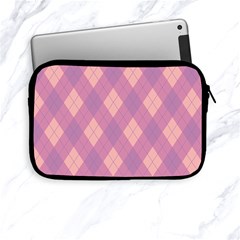 Plaid Pattern Apple Ipad Mini Zipper Cases by Valentinaart