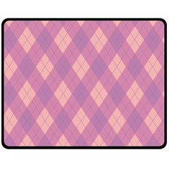 Plaid Pattern Double Sided Fleece Blanket (medium)  by Valentinaart