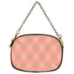 Plaid Pattern Chain Purses (one Side)  by Valentinaart