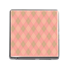 Plaid Pattern Memory Card Reader (square) by Valentinaart