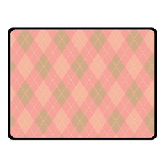 Plaid Pattern Fleece Blanket (small) by Valentinaart