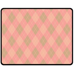 Plaid Pattern Double Sided Fleece Blanket (medium)  by Valentinaart