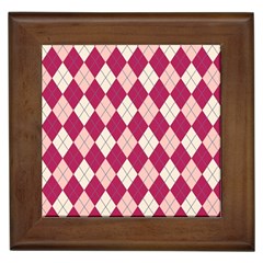 Plaid Pattern Framed Tiles by Valentinaart