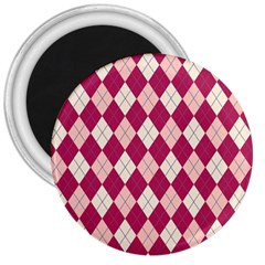 Plaid Pattern 3  Magnets by Valentinaart