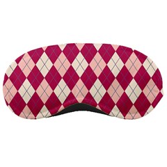 Plaid Pattern Sleeping Masks by Valentinaart