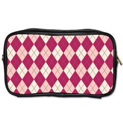 Plaid Pattern Toiletries Bags by Valentinaart