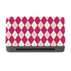 Plaid Pattern Memory Card Reader With Cf by Valentinaart