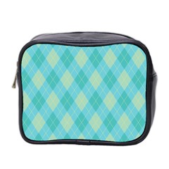 Plaid Pattern Mini Toiletries Bag 2-side by Valentinaart