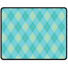 Plaid Pattern Double Sided Fleece Blanket (medium)  by Valentinaart