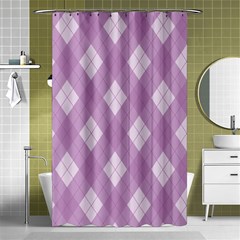 Plaid Pattern Shower Curtain 48  X 72  (small)  by Valentinaart