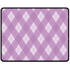 Plaid Pattern Double Sided Fleece Blanket (medium)  by Valentinaart