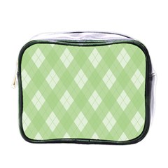 Plaid Pattern Mini Toiletries Bags by Valentinaart