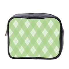 Plaid Pattern Mini Toiletries Bag 2-side by Valentinaart