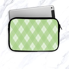 Plaid Pattern Apple Ipad Mini Zipper Cases by Valentinaart