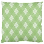 Plaid pattern Large Flano Cushion Case (Two Sides) Front